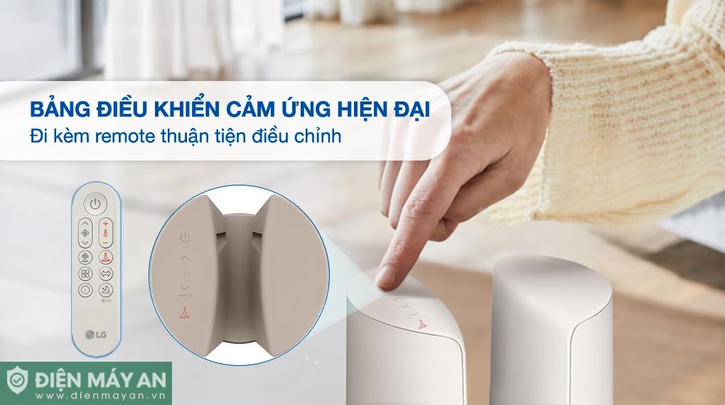 Máy lọc không khí kết hợp quạt và sưởi LG PuriCare AeroTower FS15GPCJ0.ABAE 40W